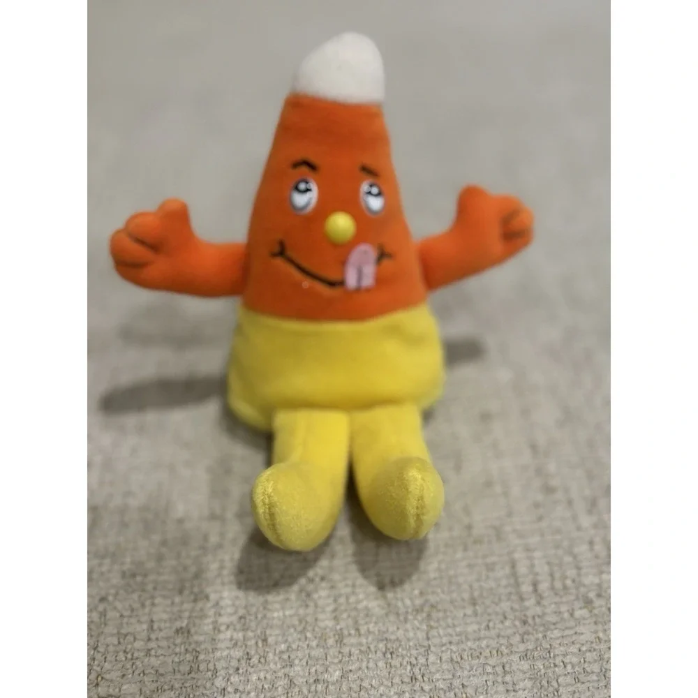 Candy Corn Plush Toy Vintage Halloween Decor Kids of America Cute Stuffed